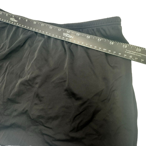 LANE BRYANT CACIQUE | Size 20 2X Black Stretch Side Slits Swim Skirt‎ Bottoms - Picture 4 of 7